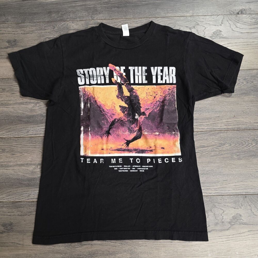 Story of the Year Tear Me to Pieces Band T-Shirt Mens M Black